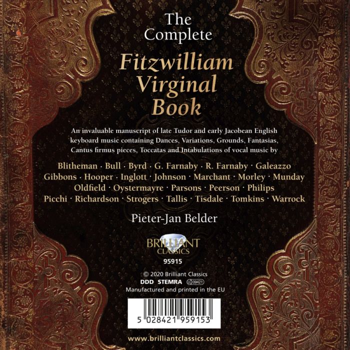 The Complete Fitzwilliam Virginal Book - slide-1