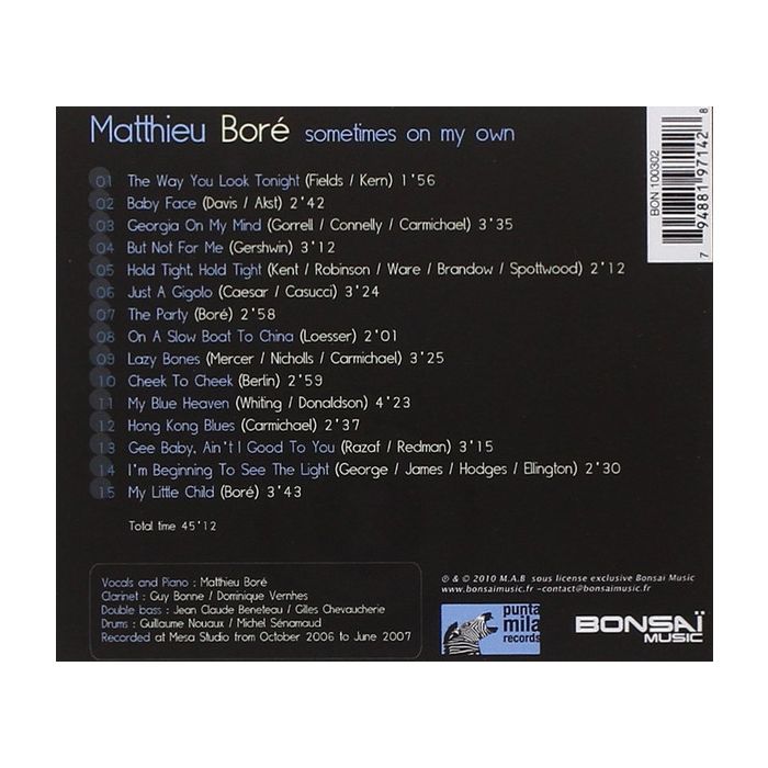 Matthieu Bore – Sometimes On My Own - slide-1