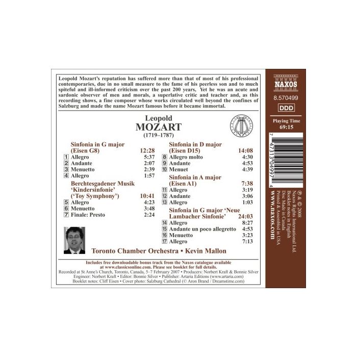 Mozart, L: Toy Symphony, 