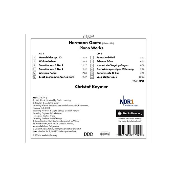 Goetz: Complete Piano Works - slide-1