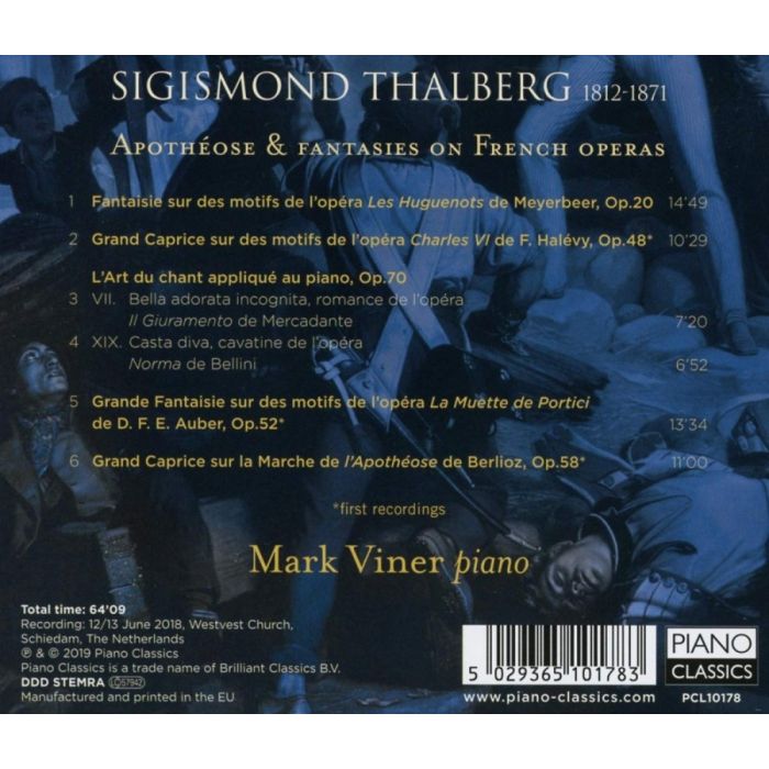 Thalberg: Apothéose & Fantasies on French Operas - slide-1