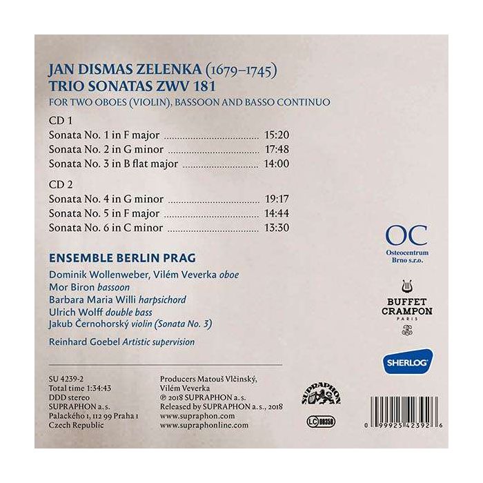 Zelenka: Trio Sontas ZWV 181 - slide-1