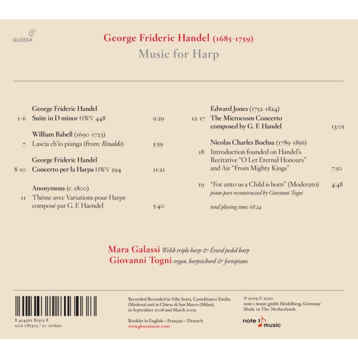 Handel: Music for Harp - slide-1