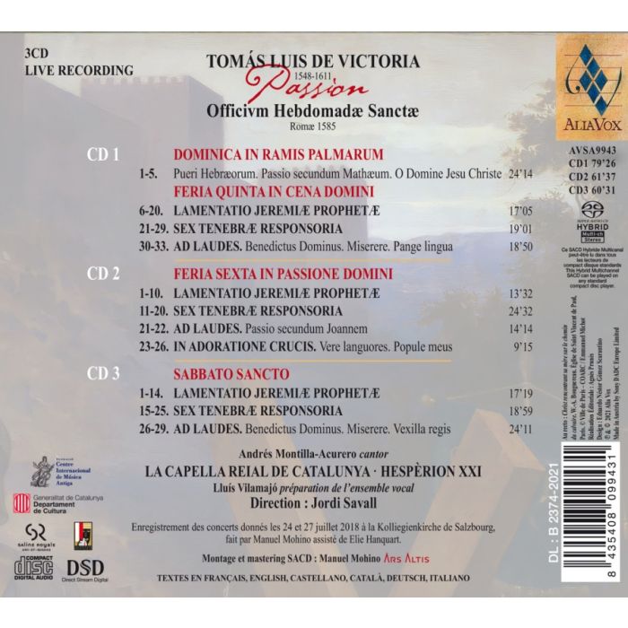 Victoria: Passion - Officium Hebdomadae Sanctae - slide-1