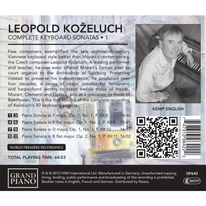 Koželuch: Keyboard Sonatas Vol. 1 - slide-1