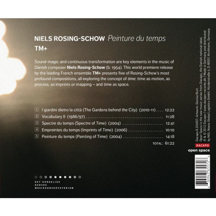 Rosing-Schow: Peinture du temps - Works for sinfonietta - slide-1
