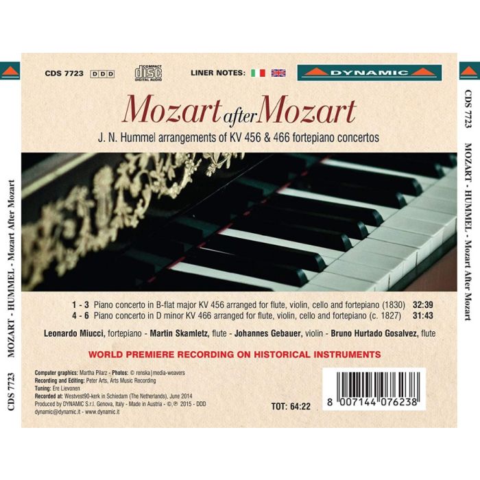 Mozart / Hummel: Piano concertos KV 456 & KV 466 - slide-1