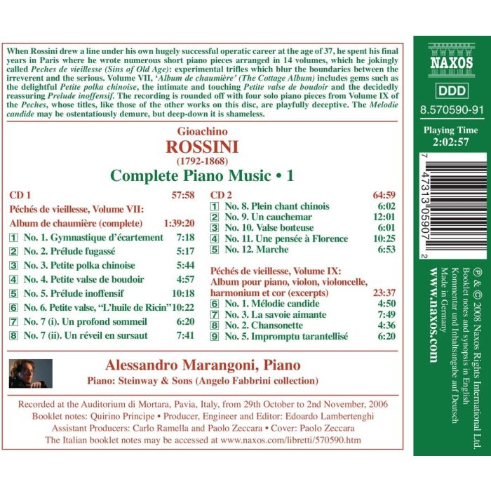 ROSSINI Piano Music Vol. 1 - slide-1