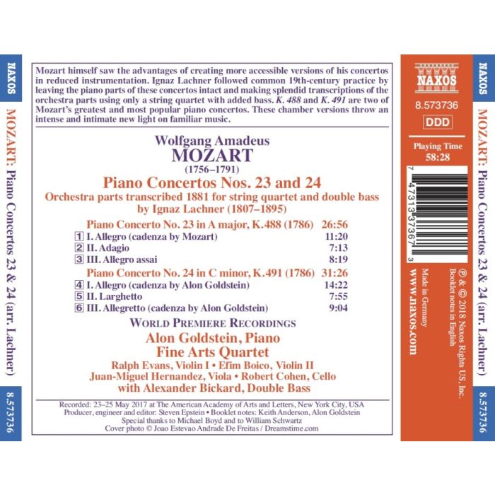 Mozart: Piano Concertos Nos. 23 and 24 - slide-1