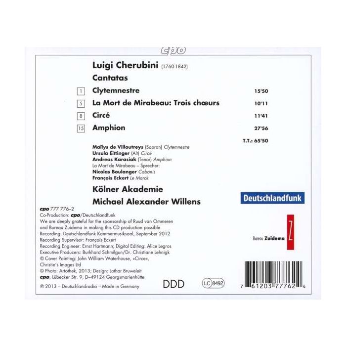 Cherubini: Cantatas - slide-1