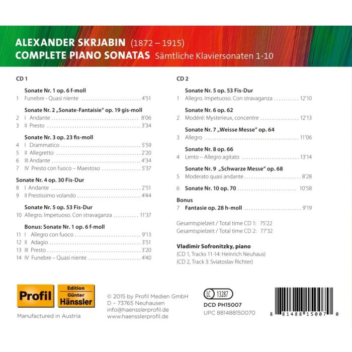 Scriabin: Complete Piano Sonatas - slide-1