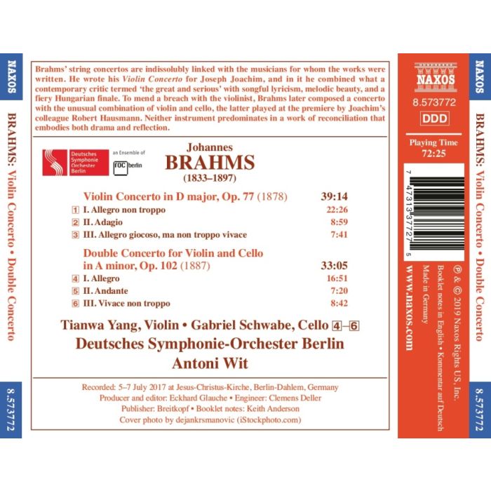 Brahms: Violin Concerto; Double Concerto - slide-1