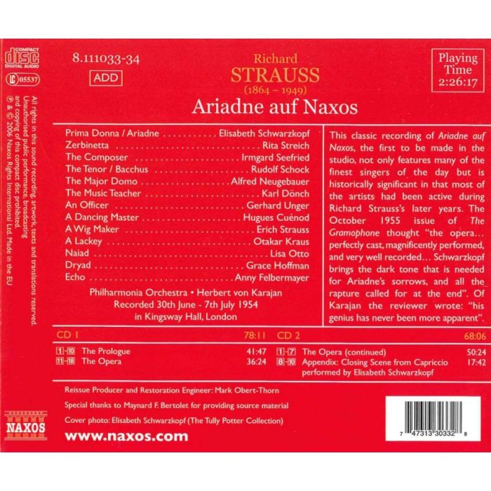 Strauss: Ariadne auf Naxos (1954) - slide-1
