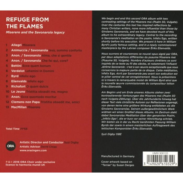 Refuge from the Flames - Savonarola, Allegri, Byrd, Richafort, LeJeune - slide-1
