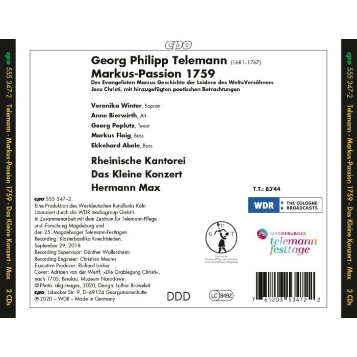 Telemann: Markus-Pasion 1759 - slide-1