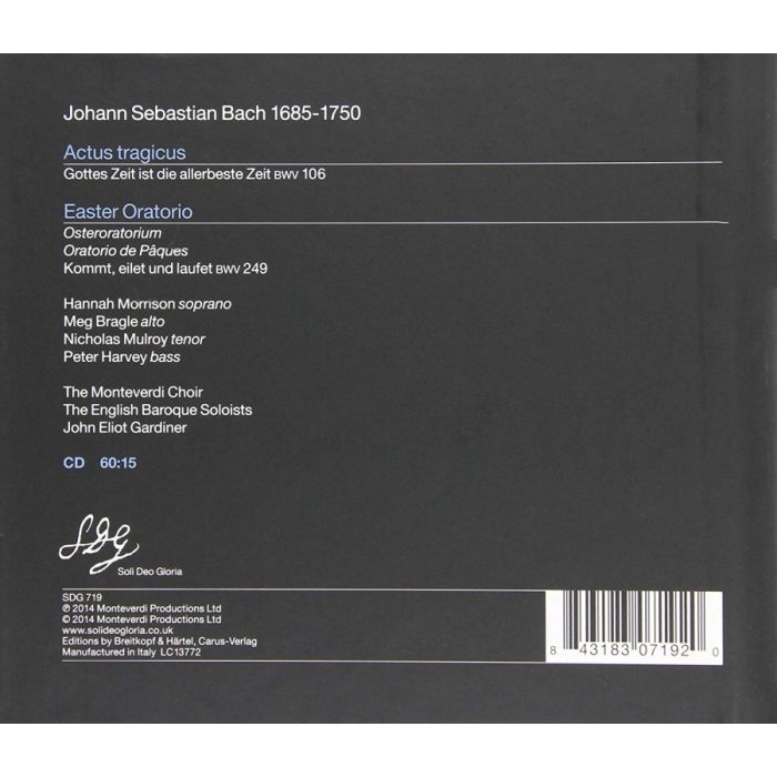 Bach: Easter Oratorio; Actus tragicus - slide-1