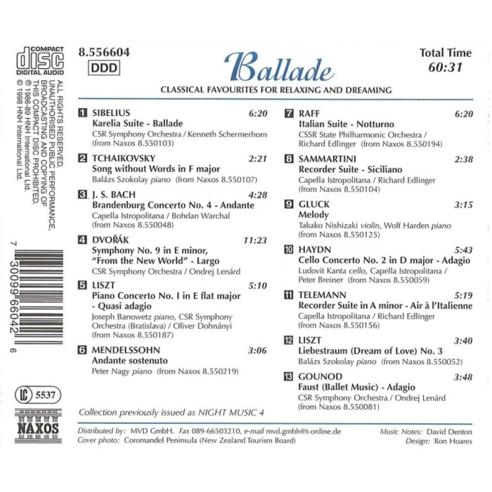 BALLADE - Classical Favourites for Relaxing and Dreaming - slide-1