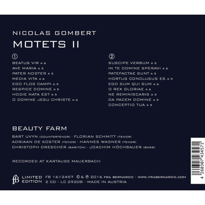 Gombert: Motets II - slide-1
