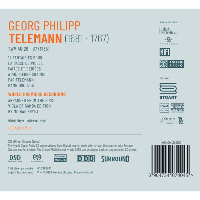 Telemann: 12 Fantasias for Viola solo - slide-1