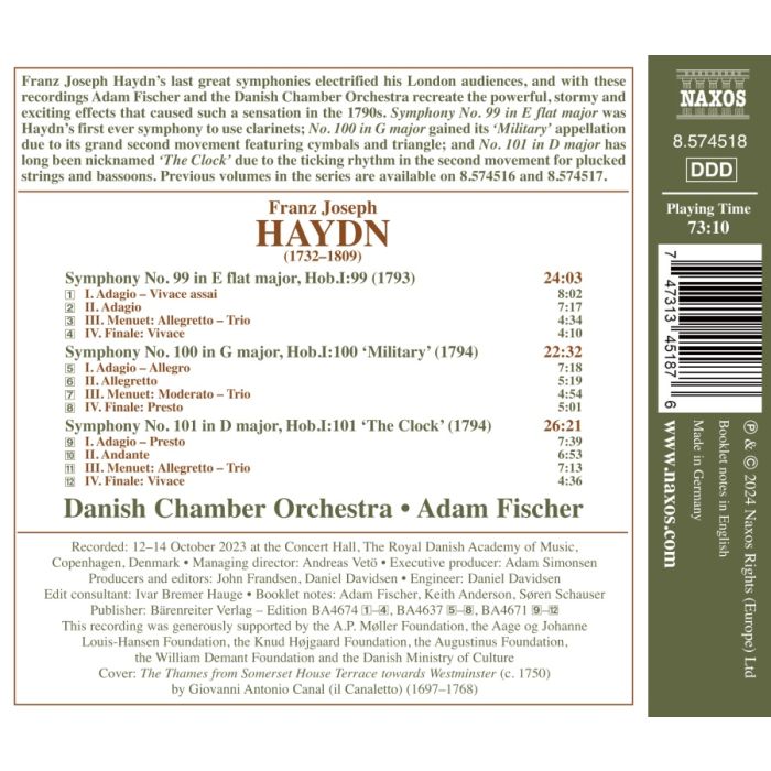 Haydn: Late Symphonies Vol. 3 - slide-1