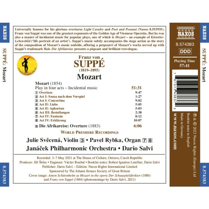 Suppé: Mozart – Incidental Music - slide-1