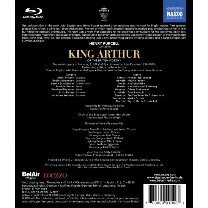 Purcell: King Arthur - slide-1