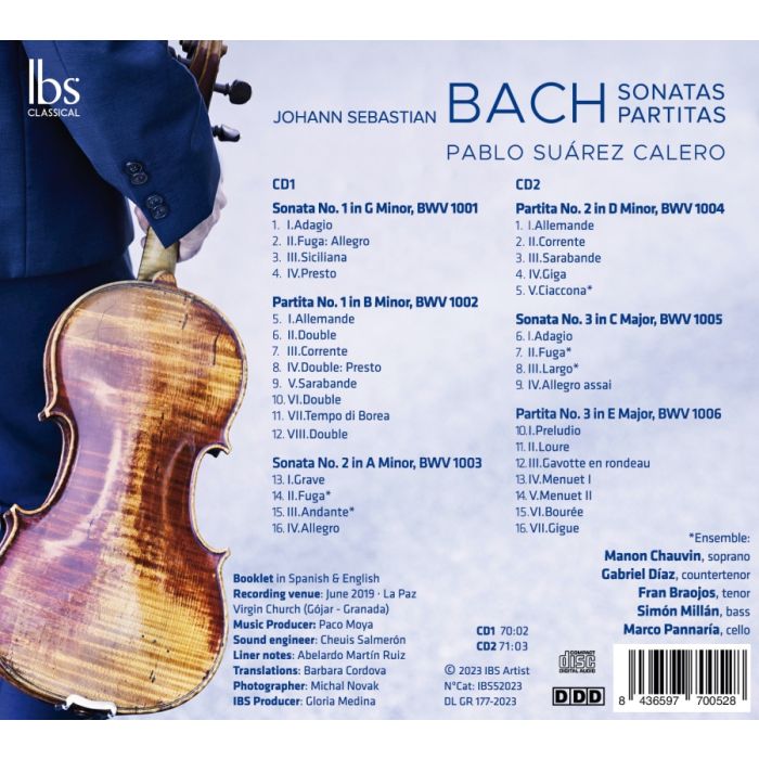 Bach: Sonatas & Partitas - slide-1