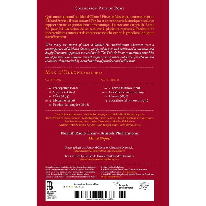 D'Ollone: Cantatas, choirs and symphonic music - slide-1