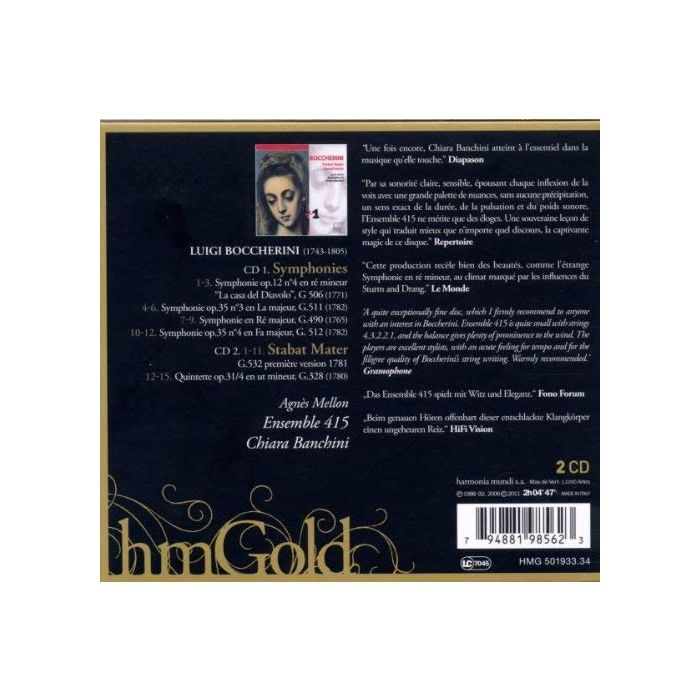 Boccherini: Stabat Mater, Symphonies - slide-1