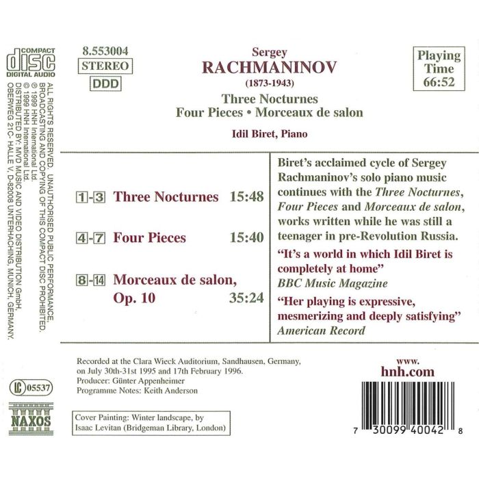 RACHMANINOV: Nocturnes - slide-1
