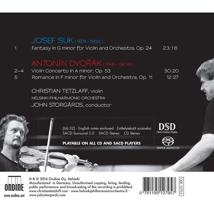 Dvorak: Violin Concerto; Romance; Suk: Fantasy - slide-1