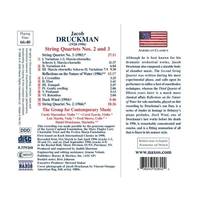 DRUCKMAN: String Quartets - slide-1