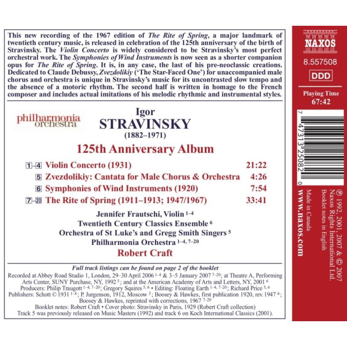 Stravinsky - 125th Anniversary Album - slide-1
