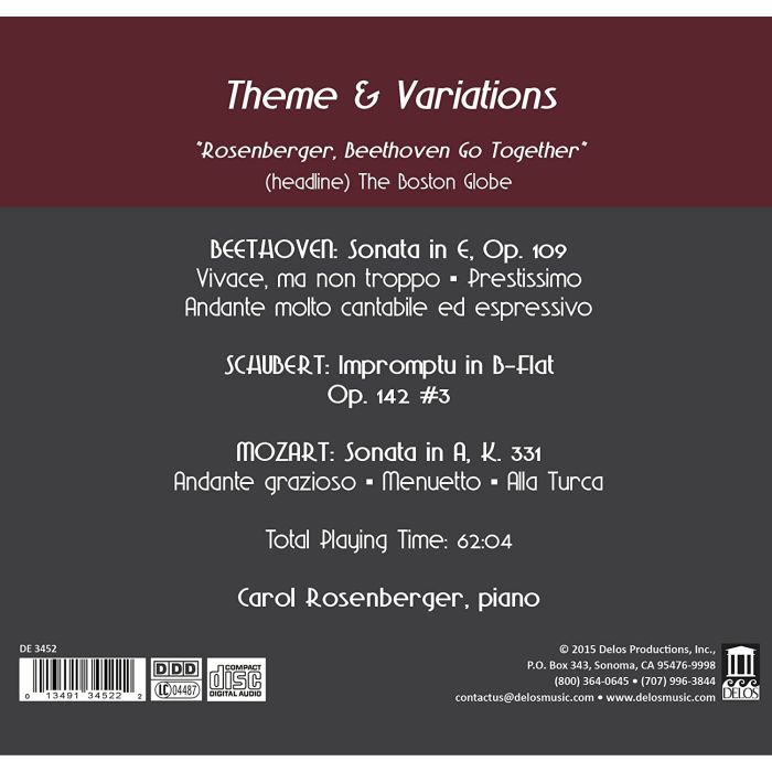 Theme & Variations: Beethoven, Schubert, Mozart - slide-1