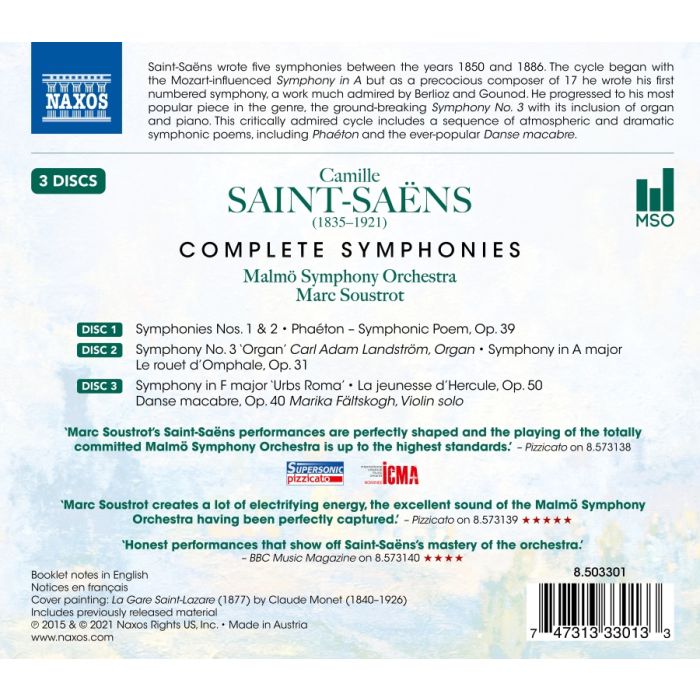 Saint-Saëns: Complete Symphonies - slide-1