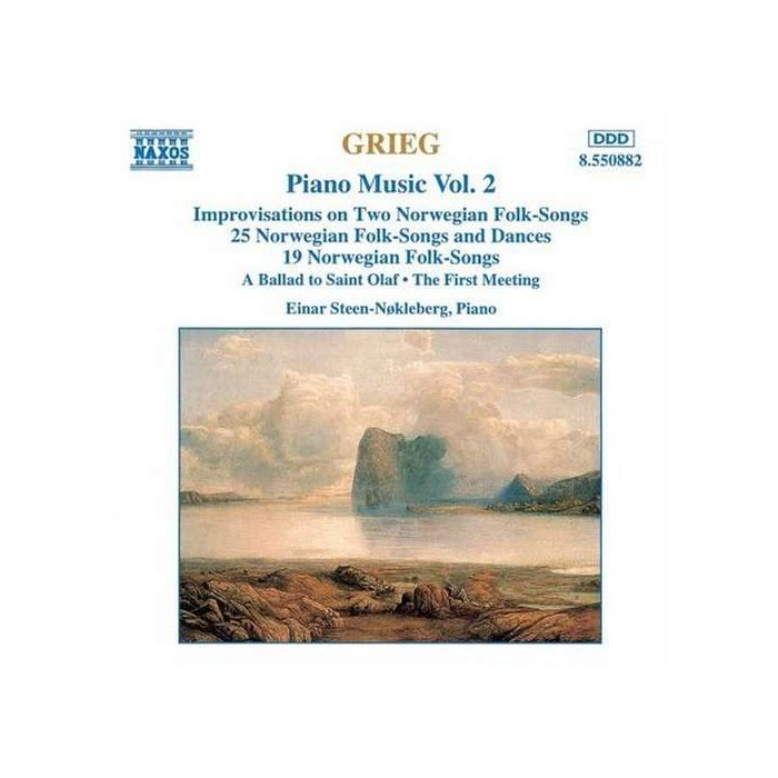 Grieg: Piano Music, Vol. 2 - Improvisations on 2 Norwegian Folk Songs, 25 Norwegian Folk Songs and Dances