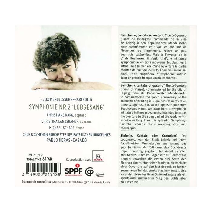 Mendelssohn: Symphonie Nr.2 
