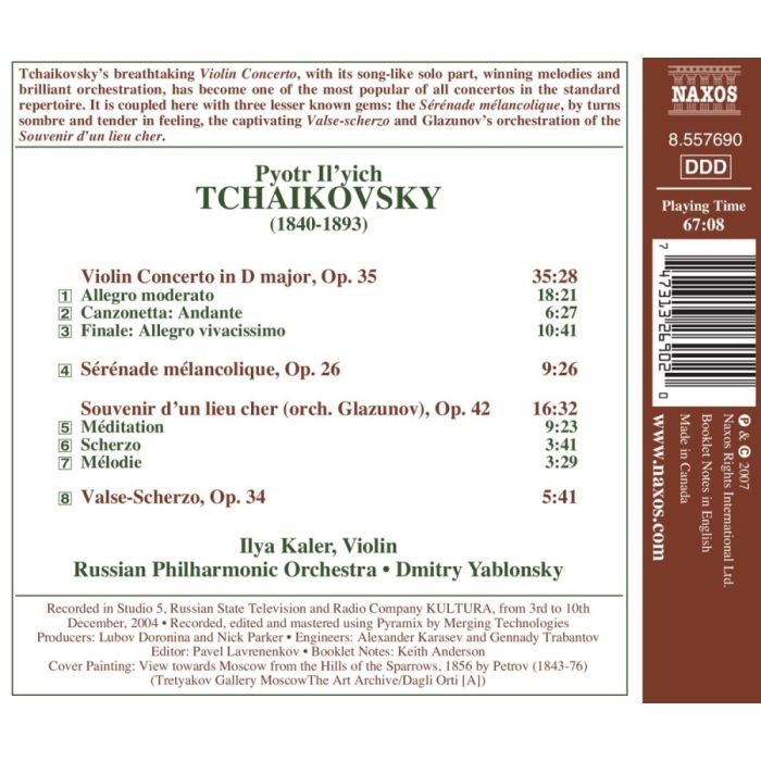 TCHAIKOVSKY: Violin Concerto - slide-1