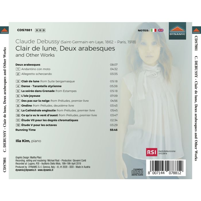 Debussy: Clair de Lune; Arabesques - slide-1