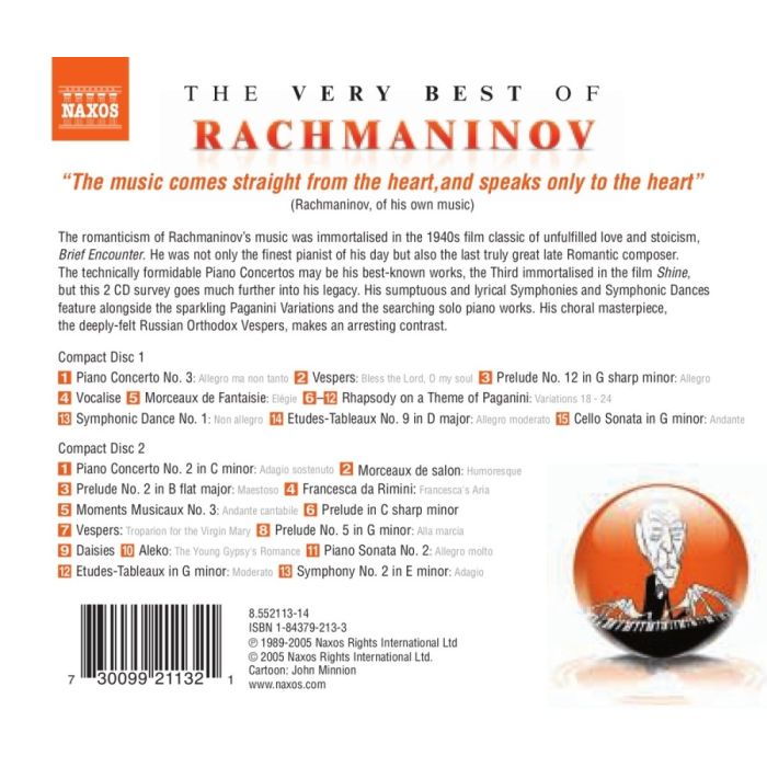 THE VERY BEST OF RACHMANINOV - slide-1