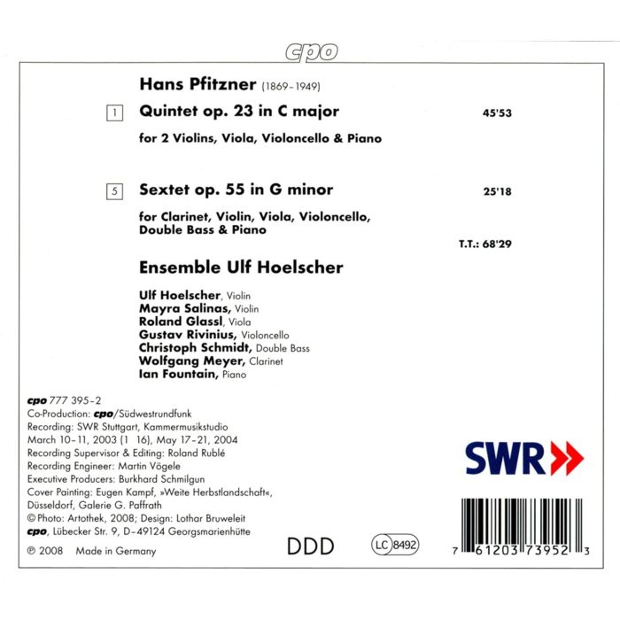 PFITZNER: Quintet, sextet - slide-1