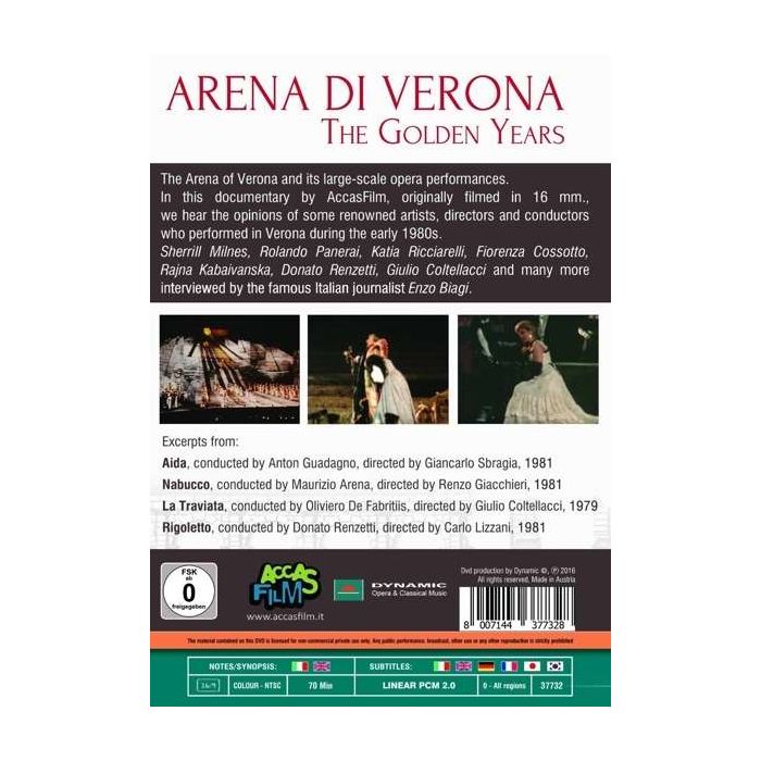 Verdi: Arena di Verona: Golden Years :La Traviata, Aida, Rigoletto, Nabucco - slide-1