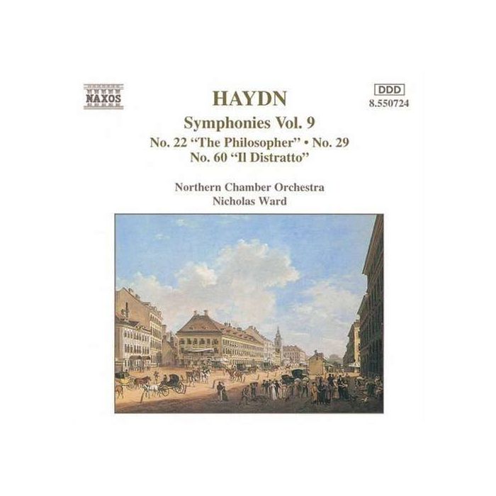 Haydn: Symphonies Vol. 9: No. 22 „The Philosopher”, No. 29, No. 60 „Il Distratto”