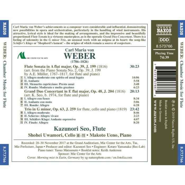 Weber: Chamber Music for Flute - slide-1