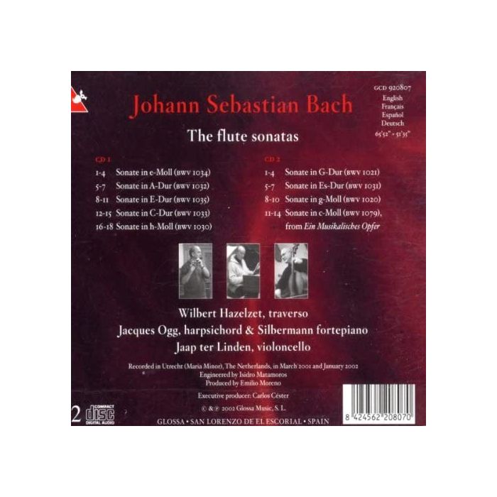 Bach: The Flute Sonatas - slide-1