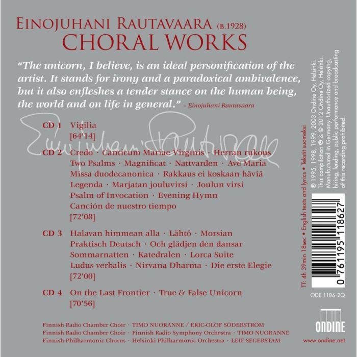 Rautavaara: Choral Works - slide-1