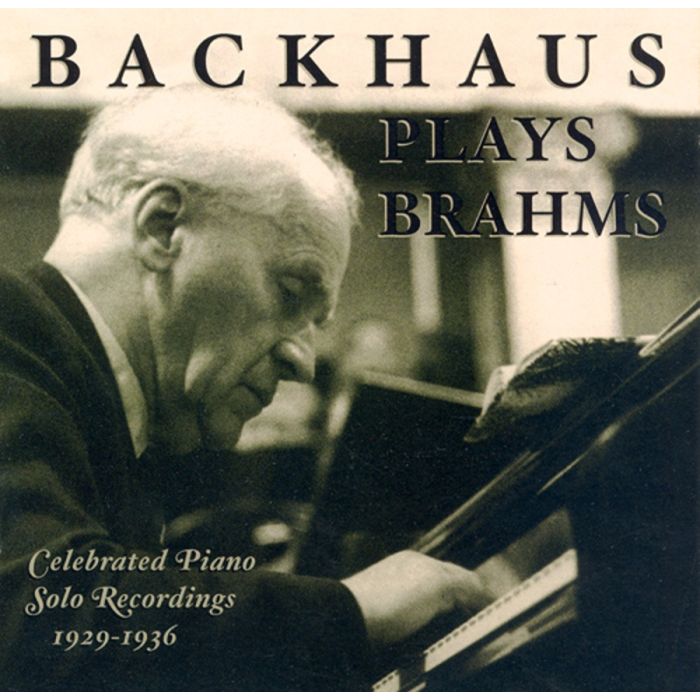 Backhaus plays Brahms
