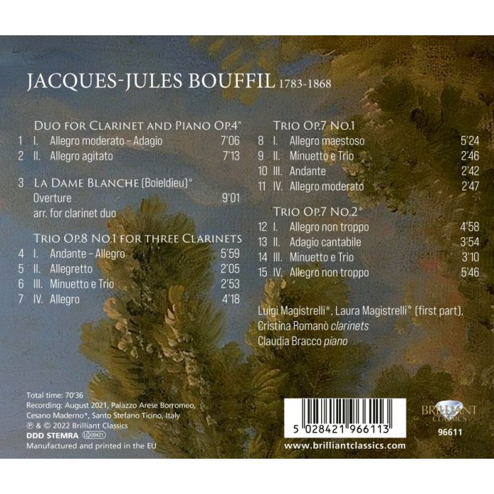 Bouffil: Clarinet Chamber Music - slide-1