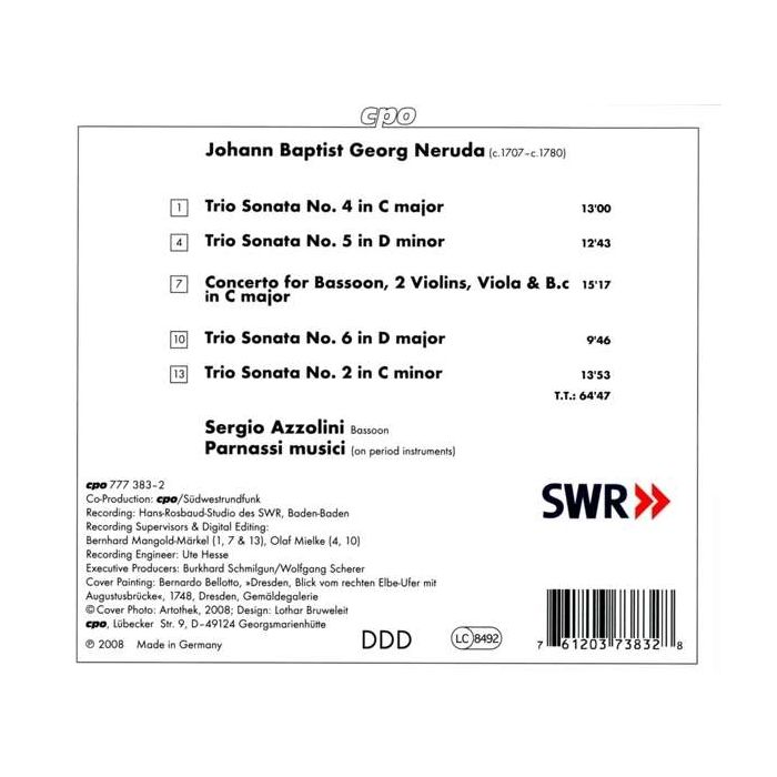 Neruda: Trio Sonatas, Concerto for Bassoon - slide-1