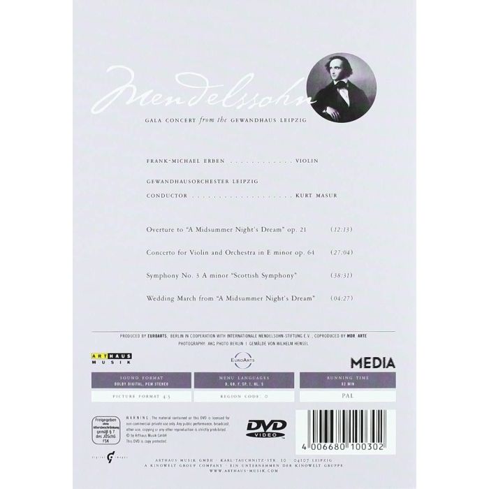 Mendelssohn: Gala Concert from the Gewandhaus, Leipzig - slide-1